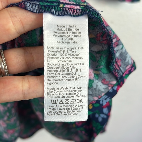 New nwt J. Crew Crewcuts floral long sleeve dress - Picture 8 of 9